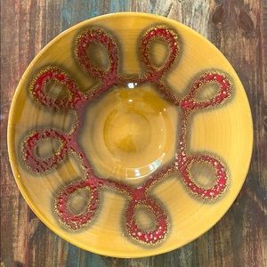 Made in Italy mint condition large Ceramiche Alfa decorative bowl.